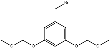 1-(Bromomethyl)-3,5-bis(methoxymethoxy)-benzene Struktur