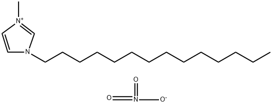 1-Methyl-3-tetradecyl-1H-imidazolium nitrate Struktur