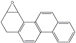 3,4-Epoxy-1,2,3,4-tetrahydrochrysene Struktur