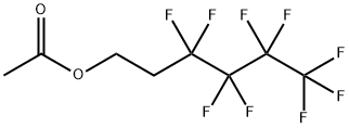 3,3,4,4,5,5,6,6,6-Nonafluoro-1-hexanol acetate Struktur