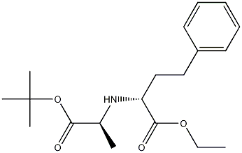 N-[1-(R)-Ethyloxycarbonyl-3-phenylpropyl]-L-alanine tert-Butyl Ester Struktur