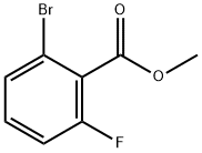 Methyl 2-bromo-6-fluorobenzoate Struktur