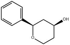 (2R,4S)-2-Phenyl-tetrahydro-2H-pyran-4-ol, 82110-16-5, 結(jié)構(gòu)式