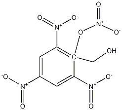 2,4,6-Trinitro-benzenemethanol 1-nitrate Struktur