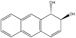 1,2-Anthracenediol, 1,2-dihydro-, (1S-trans)- Struktur