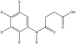 4-Anilino-d5-4-oxobutanoic Acid Struktur