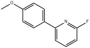 2-fluoro-6-(4-methoxyphenyl)pyridine Struktur