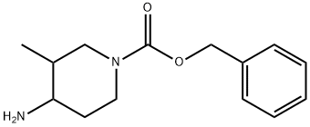 4-Amino-3-methyl-1-piperidinecarboxylic acid benzyl ester Struktur