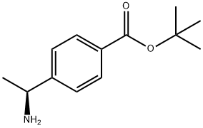 Benzoic acid, 4-[(1S)-1-aminoethyl]-, 1,1-dimethylethyl ester Struktur