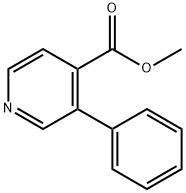 3-Phenylpyridine-4-carboxylic acid methyl ester Struktur