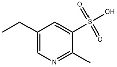 5-Ethyl-2-methylpyridine-3-sulfonic acid Struktur