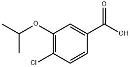 4-Chloro-3-isopropoxybenzoic acid Struktur