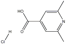 2,6-Dimethylisonicotinic Acid Hydrochloride Struktur