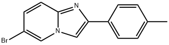 6-Bromo-2-(4-methylphenyl)imidazo[1,2-a]pyridine Struktur