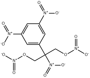 2-Nitro-2-(3,5-dinitrophenyl)-1,3-propanediol dinitrate Struktur