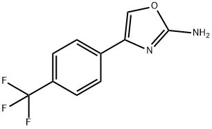 4-(4-(TRIFLUOROMETHYL)PHENYL)OXAZOL-2-AMINE Struktur