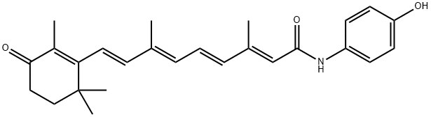 4-Oxo-N-(4-hydroxyphenyl)retinamide Struktur