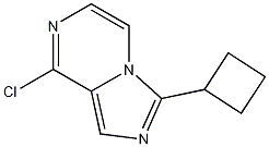 8-chloro-3-cyclobutylimidazo[1,5-a]pyrazine Struktur