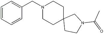 Ethanone, 1-[8-(phenylmethyl)-2,8-diazaspiro[4.5]dec-2-yl]- Struktur