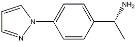 Benzenemethanamine, .alpha.-methyl-4-(1H-pyrazol-1-yl)-, (.alpha.R)- Struktur