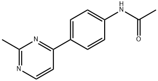 N-(3-(2-methylpyrimidin-4-yl)phenyl)acetamide Struktur