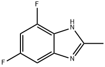 4,6-Difluoro-2-methyl-1H-benzo[d]imidazole Struktur