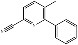 2-Cyano-5-methyl-6-phenylpyridine Struktur