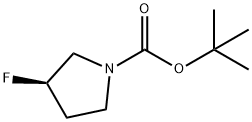 (R)-1-BOC-3-FLUORO PYRROLIDINE Struktur