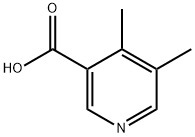 4,5-Dimethylpyridine-3-carboxylic acid Struktur