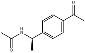 N-[(1R)-1-(4-Acetylphenyl)ethyl]acetamide Struktur