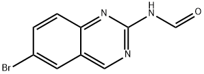 N-(6-bromoquinazolin-2-yl)formamide Struktur