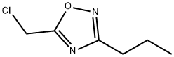 5-(CHLOROMETHYL)-3-PROPYL-1,2,4-OXADIAZOLE Struktur