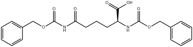 N2,N6-Bis(benzyloxycarbonyl)-L-homoglutamine Struktur