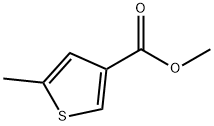 3-Thiophenecarboxylic acid, 5-methyl-, methyl ester Struktur