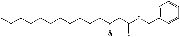 benzyl 3-hydroxytetradecanoate Struktur