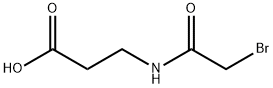 3-(2-溴乙酰氨基)丙酸, 89520-11-6, 結(jié)構(gòu)式