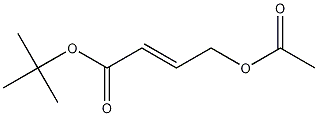 (E)-tert-butyl 4-acetoxybut-2-enoate Struktur