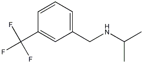 Benzenemethanamine, N-(1-methylethyl)-3-(trifluoromethyl)- Struktur