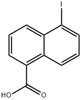 5-Iodonaphthalene-1-carboxylic acid Struktur