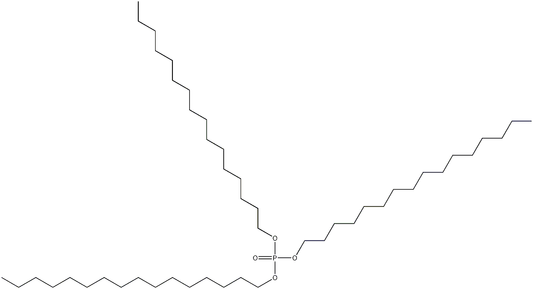 Tricetyl phosphate Struktur