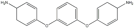 1,3-Bis(3-hydro-4-aminophenoxy)-benzene Struktur