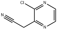 3-chloro-2-pyrazineacetonitrile Struktur