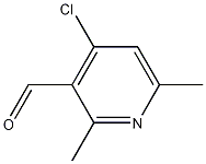 4-Chloro-2,6-dimethylpyridine-3-carboxaldehyde Struktur