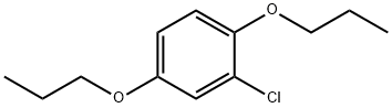 2-CHLORO-1,4-DI-N-PROPOXYBENZENE, 97% Struktur