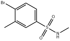 4-Bromo-N,3-dimethylbenzenesulfonamide Struktur