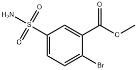 Methyl 2-Bromo-5-sulfamoylbenzoate Struktur