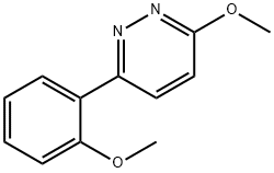 3-methoxy-6-(2-methoxyphenyl)pyridazine Struktur