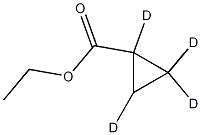 Ethyl Cyclopropylcarboxylate-d4 Struktur