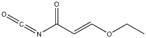 3-Ethoxy-2-propenoyl isocyanate Struktur