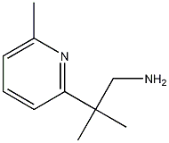 2-Methyl-2-(6-methylpyridin-2-yl)propan-1-amine Struktur